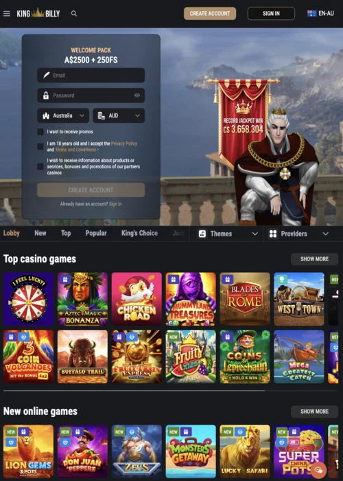 Spielen King Billy Casino